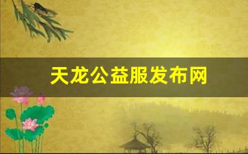 天龙公益服发布网(天龙八部公益) 天龙公益服发布网(天龙八部公益)