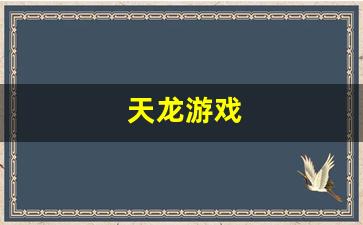 天龙游戏(天龙游戏可以用的符号有哪些)